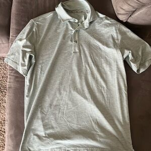 Green striped Walter Hagen polo